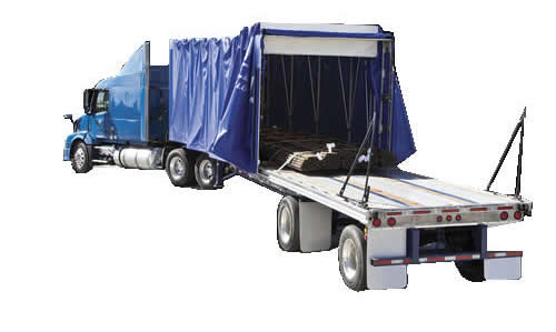 Fastrak® Flatbed Trailer Rolling Tarp Systems